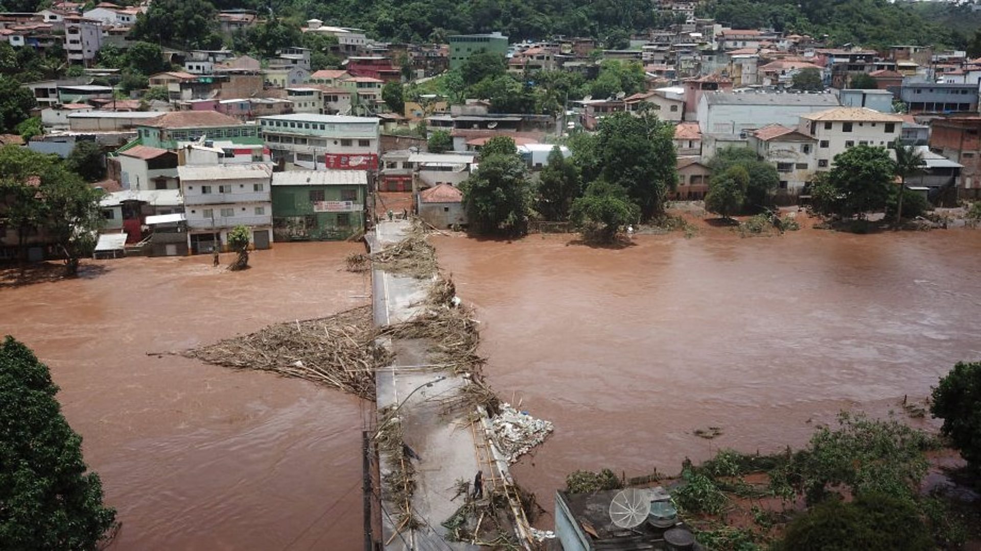 Flooding in Brazil after heavy rains