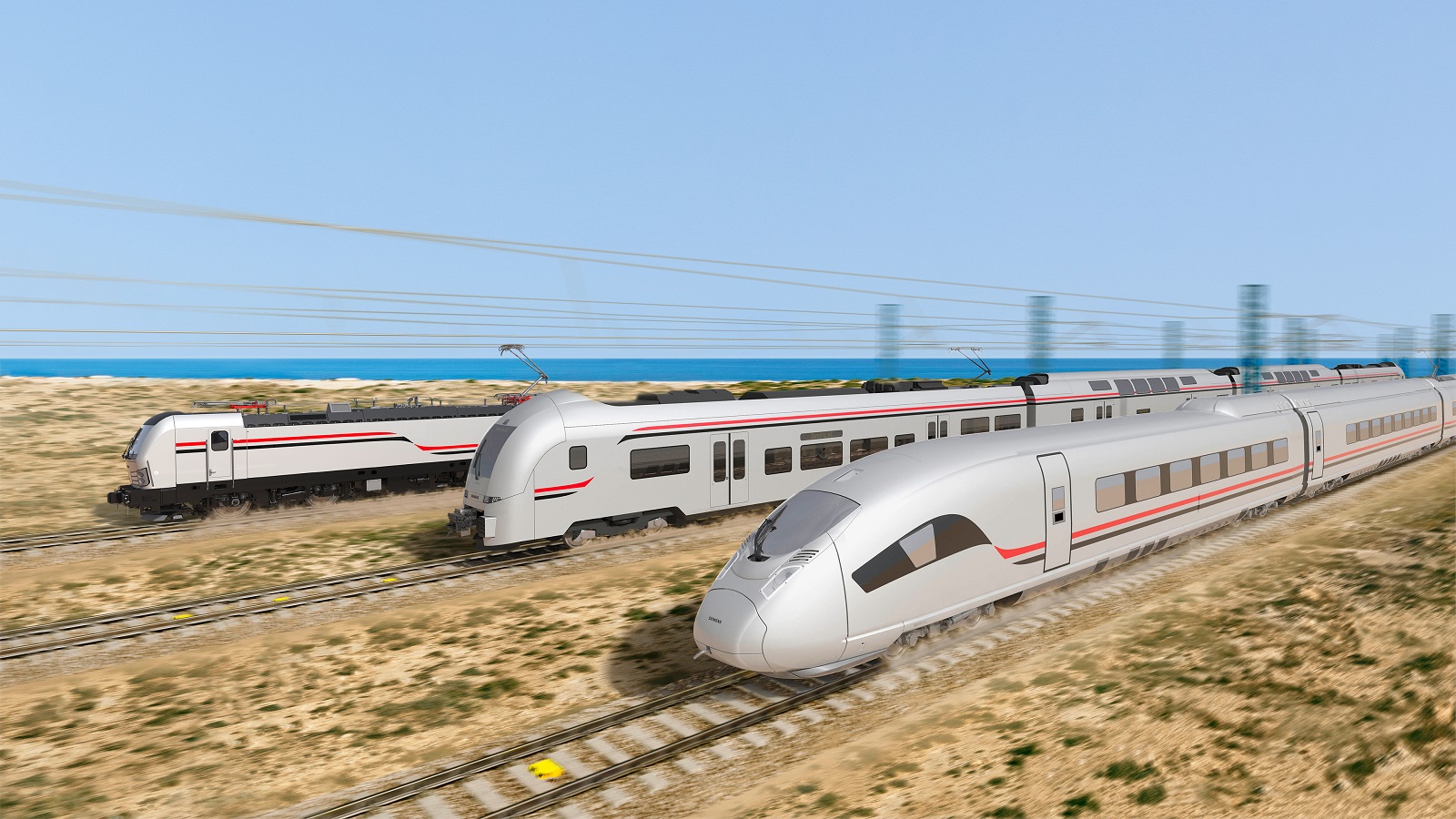 Siemens railway trains