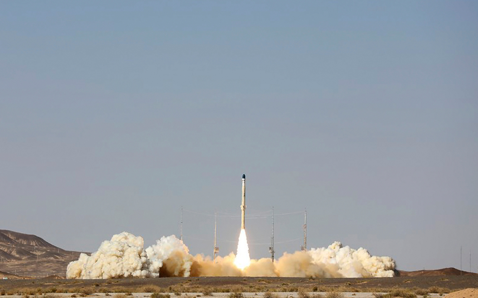 Iran Satellite carrier Zuljanah launch