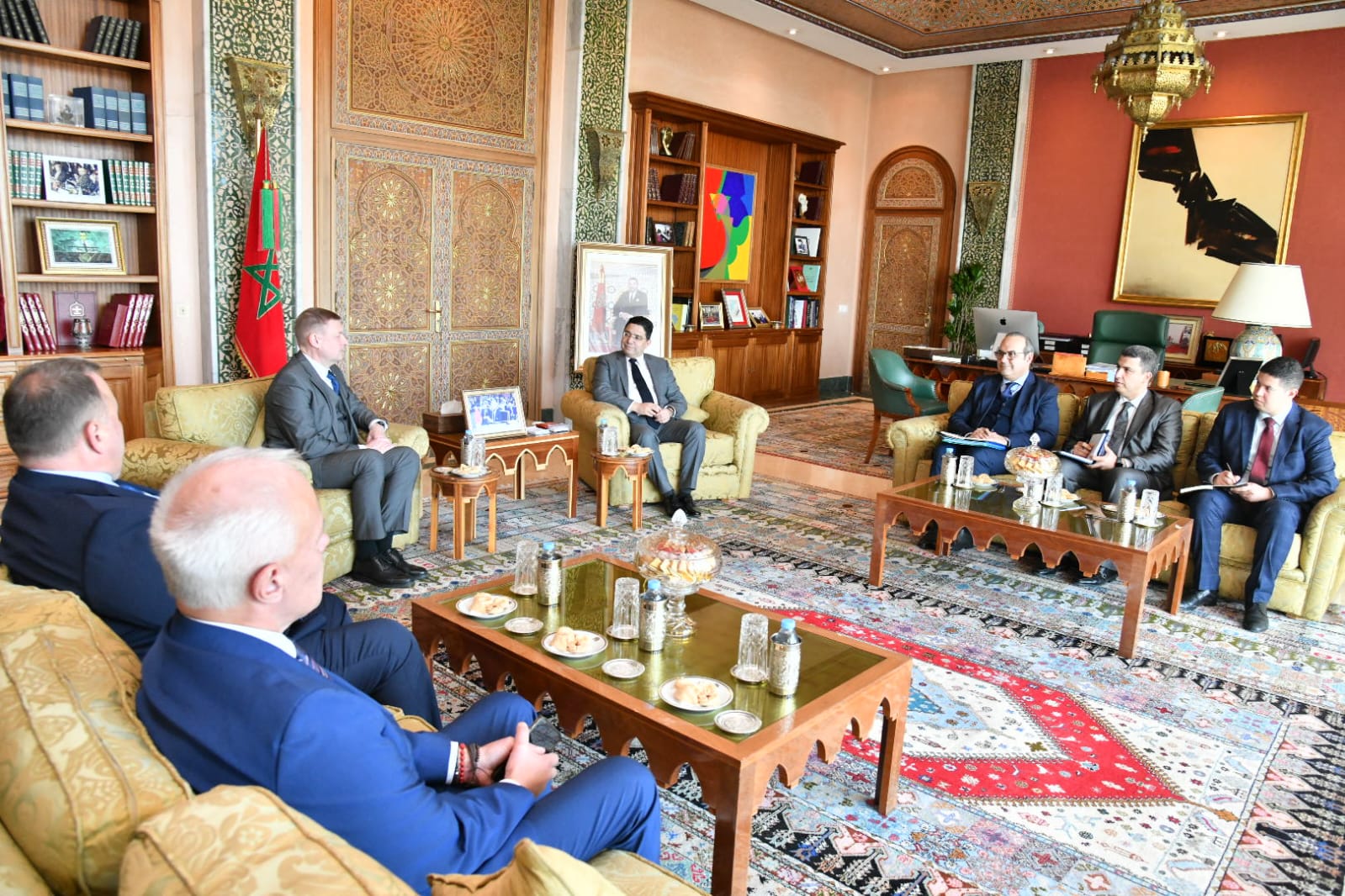 Nasser Bourita Meets with Delegation from Moroccan-Estonian Parliamentary Friendship Group, Morocco Estonia Relationship, Morocco News,