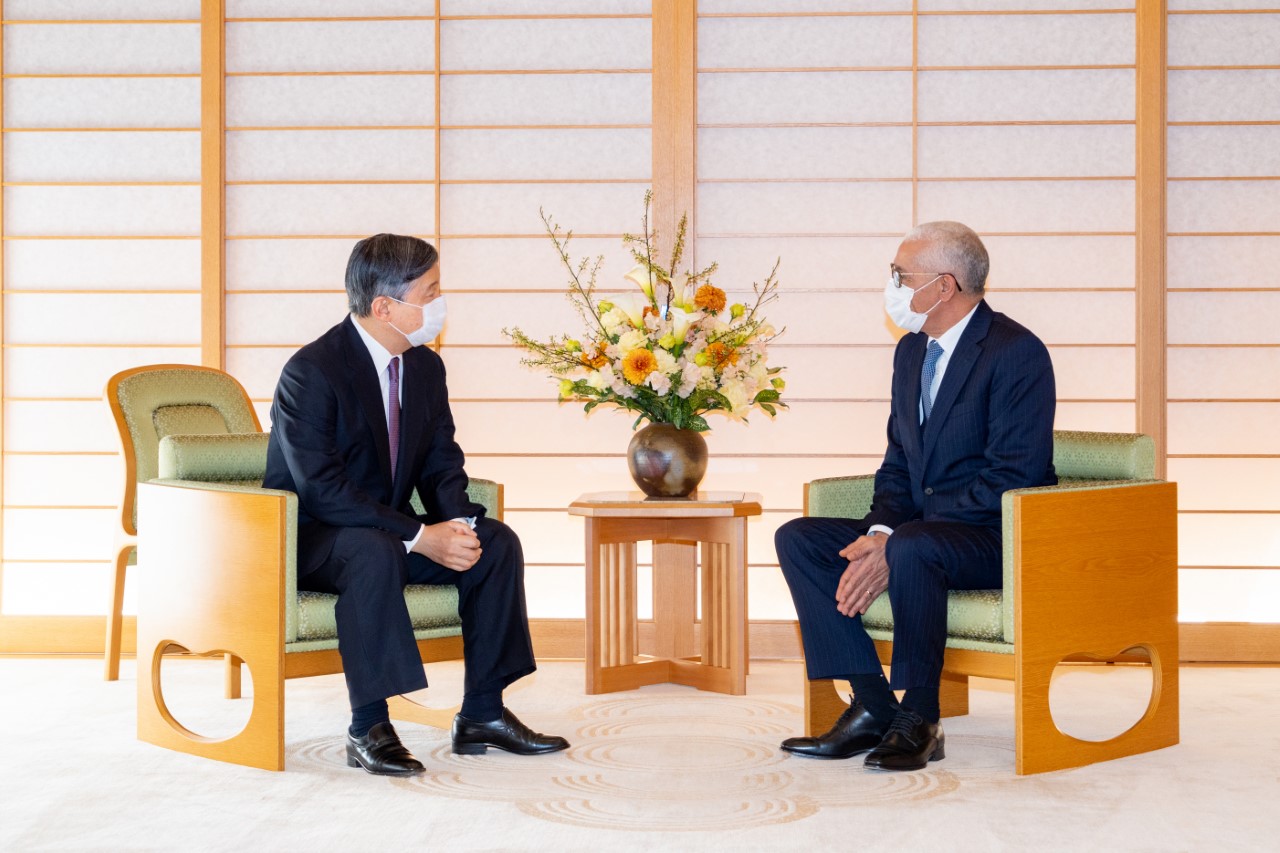 HIM Emperor Naruhito of Japan Receives Morocco’s Lower House Speaker.