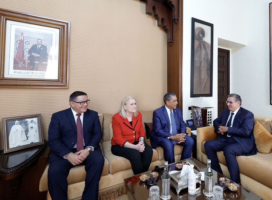 Head of Government Aziz Akhannouch with US Delegation