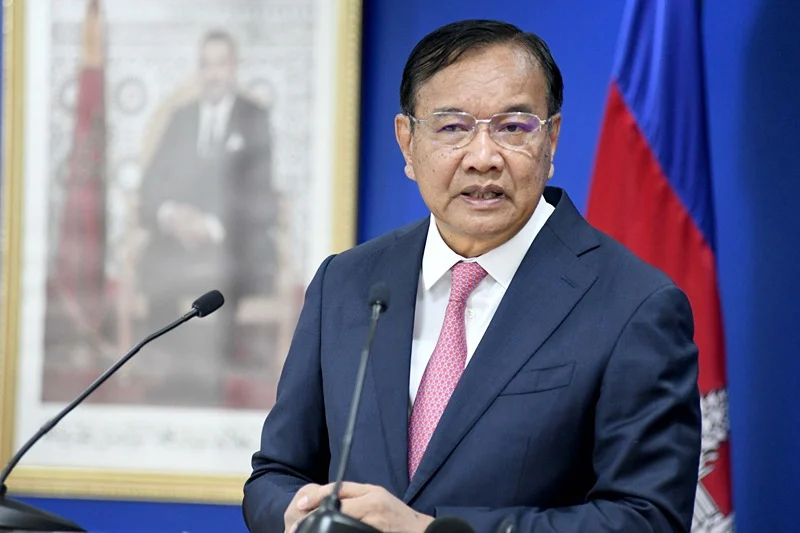 Deputy Prime Minister and Minister of Foreign Affairs and International Cooperation of the Kingdom of Cambodia, Prak Sokhonn