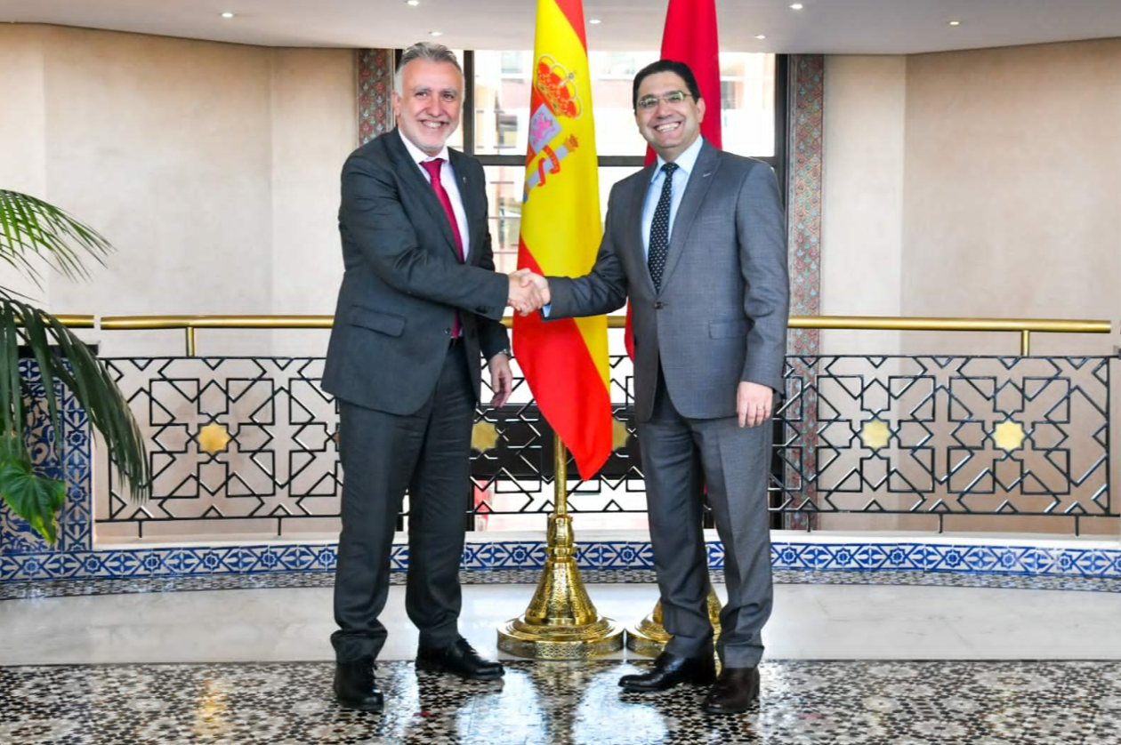 President of Canary Islands Government Meets with Senior Moroccan Officials