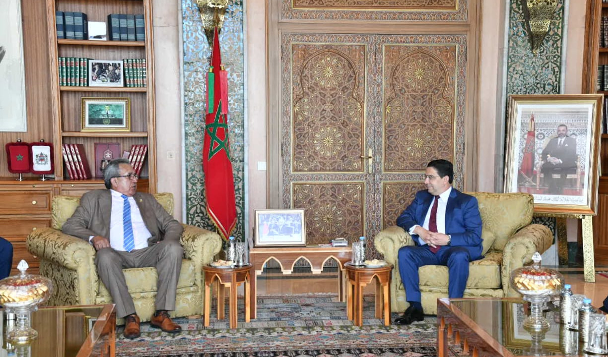 FM Nasser Bourita Holds Talks with President of PARLACEN