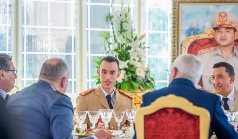 HRH Crown Prince Moulay El Hassan Chairs a Lunch Offered by HM King Mohammed VI on 67th Anniversary of FAR