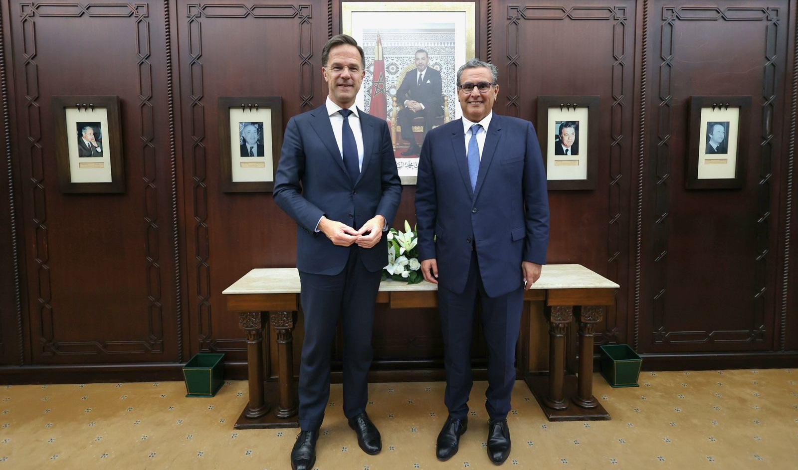 HoG Aziz Akhannouch Holds Talks with Dutch Counterpart