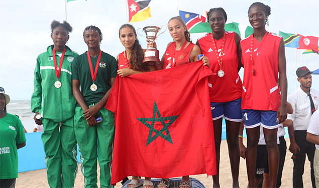 Beach Volleyball: Moroccan Women’s Selection Wins CAVB’s U21 Championship