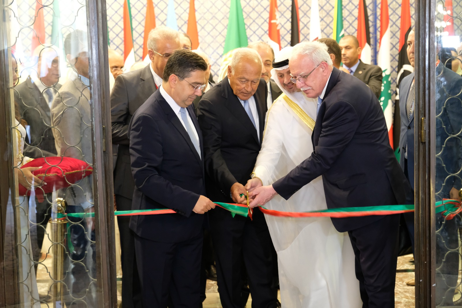 Arab League: FM Nasser Bourita Inaugurates Exhibition on Bayt Mal Al Quds Asharif Agency