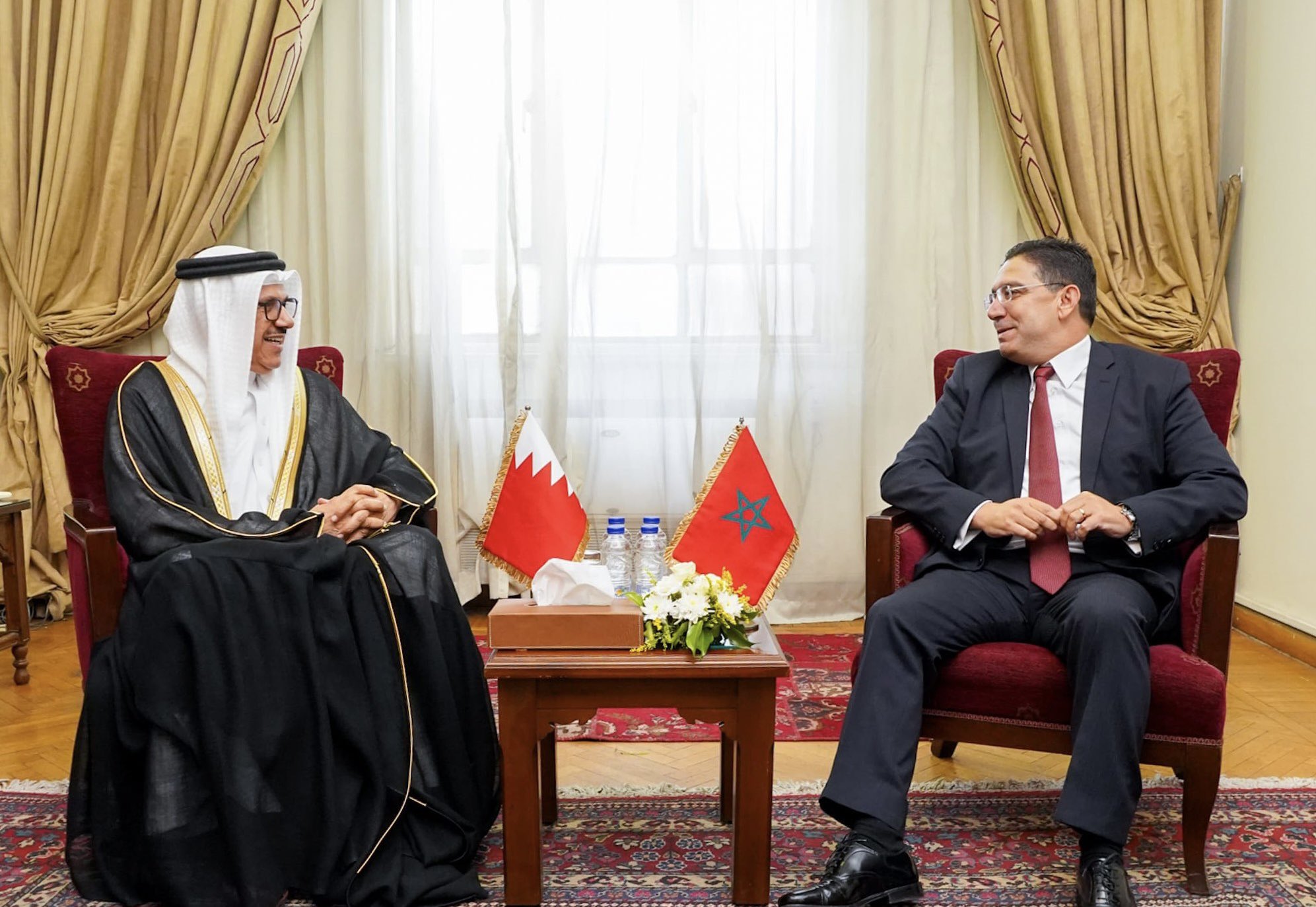 Bilateral Cooperation: FM Nasser Bourita Holds Talks with Bahraini Counterpart