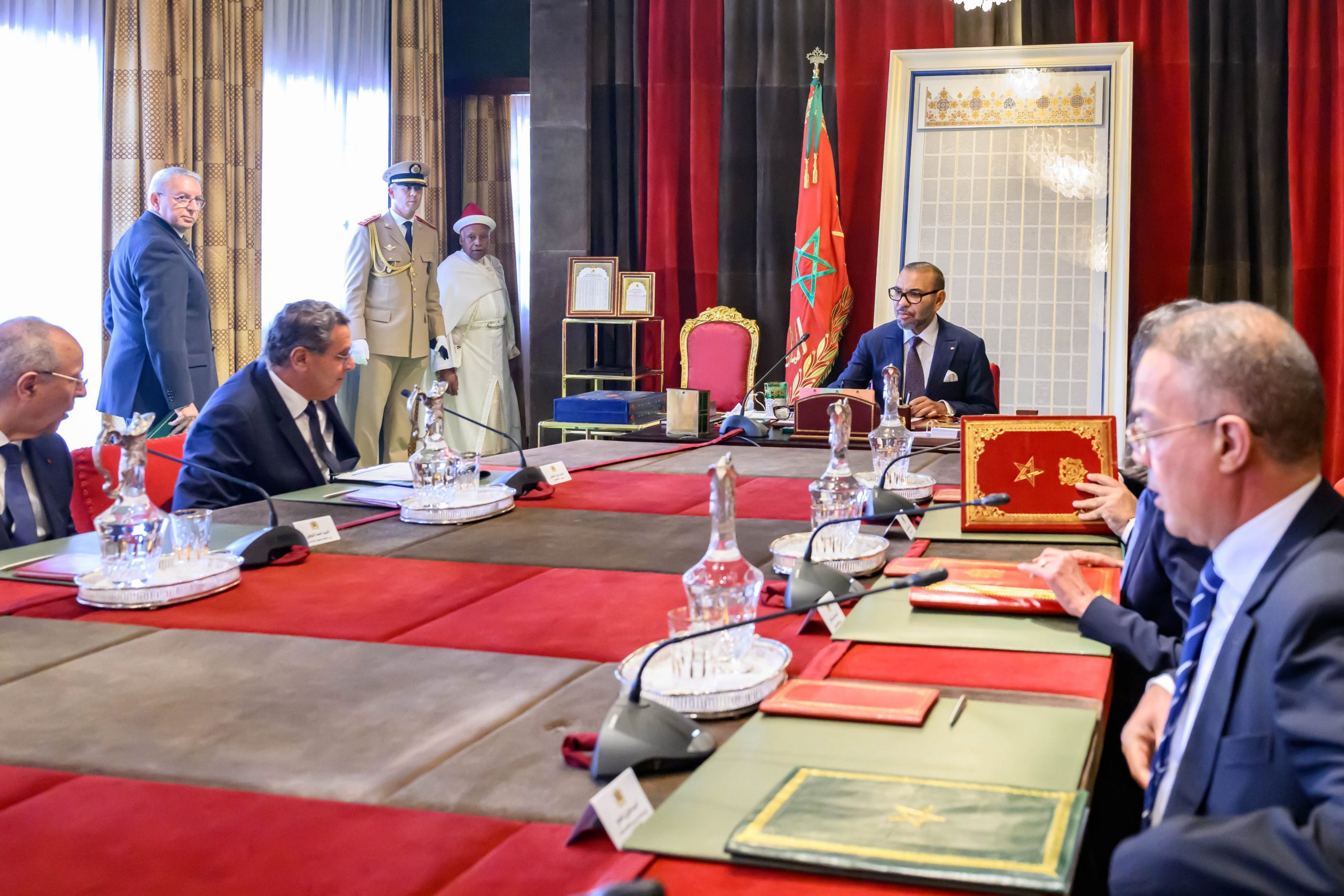 HM King Mohammed VI Chairs Working Session on Al Haouz Earthquake