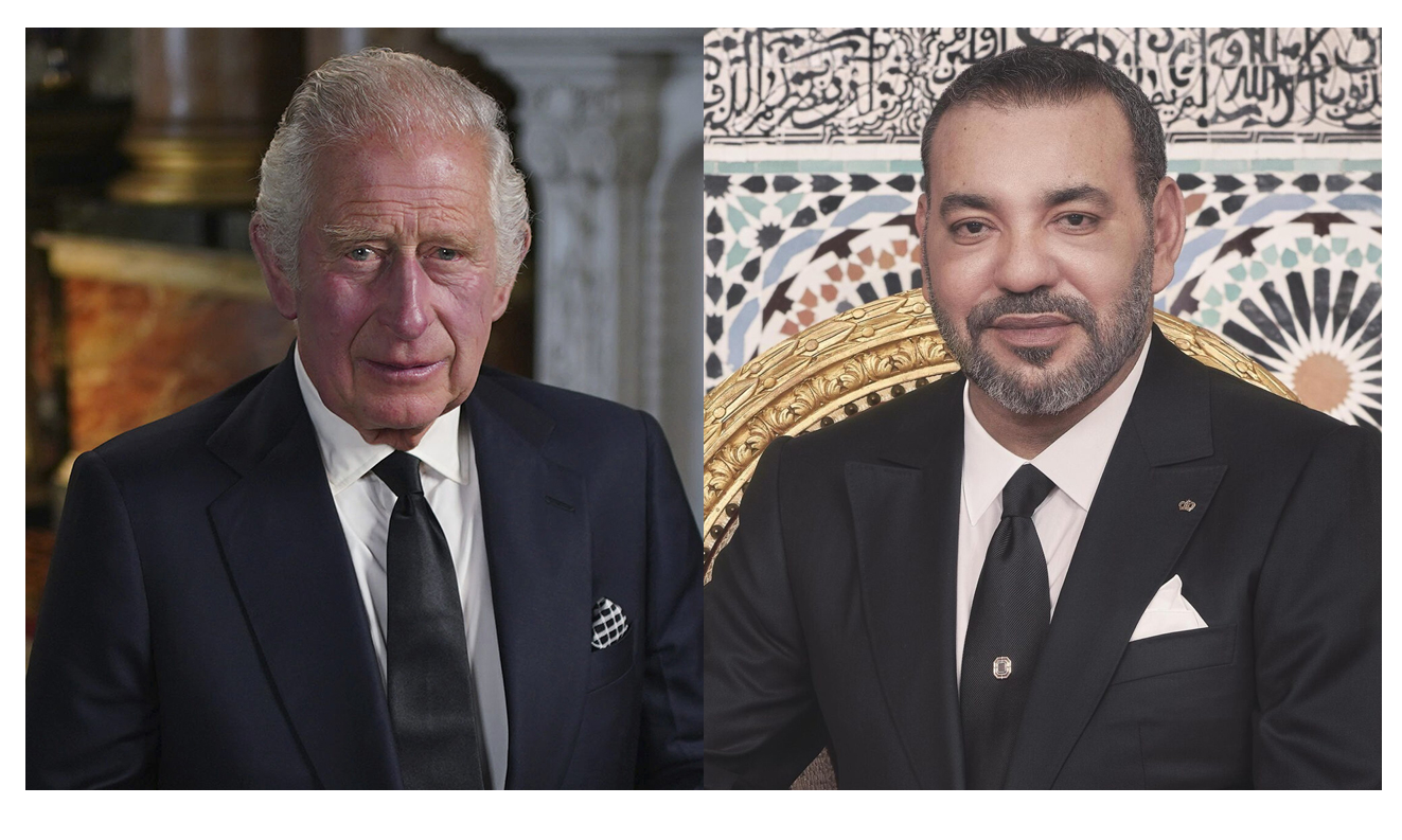 HM King Mohammed VI and HM King Charles III of Britain