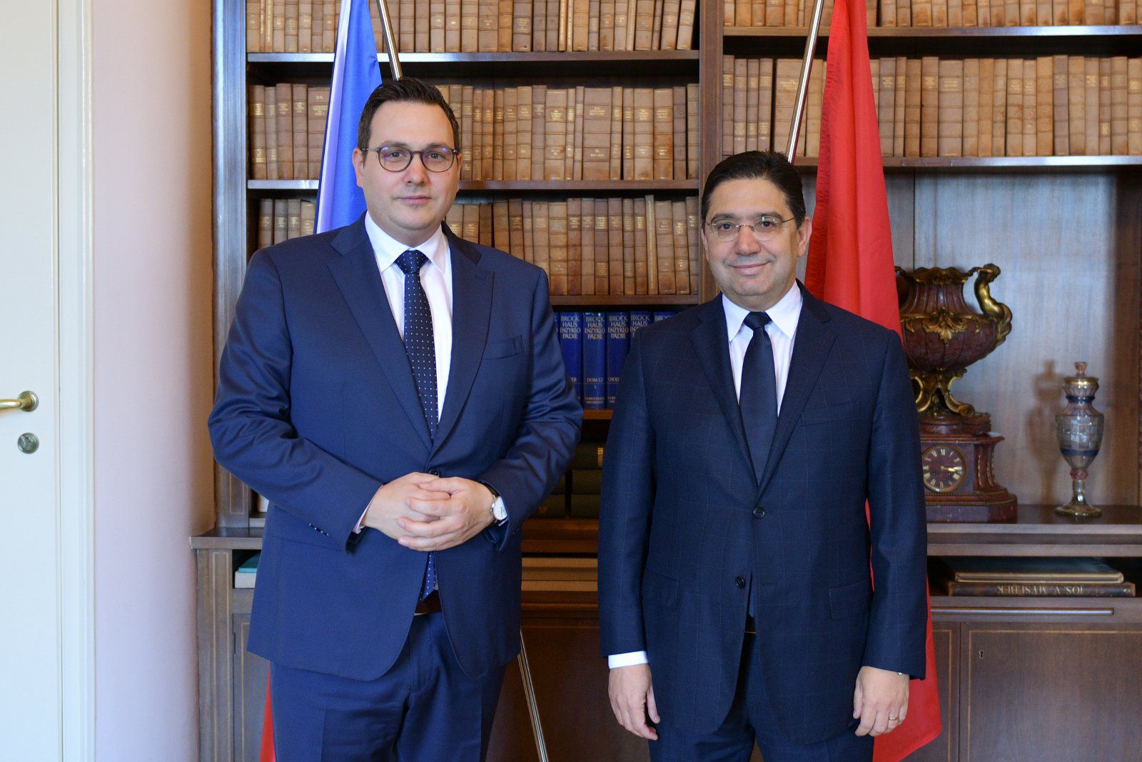 FM Nasser Bourita and his Czech counterpart Jan Lipavský