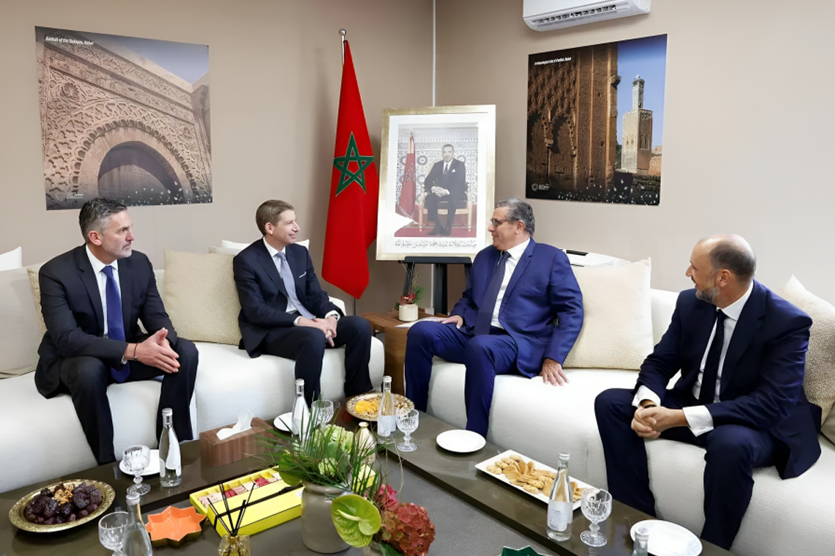 World Bank-IMF Annual Meetings: HoG Aziz Akhannouch Holds Talks with CEO of International Development Finance Corporation