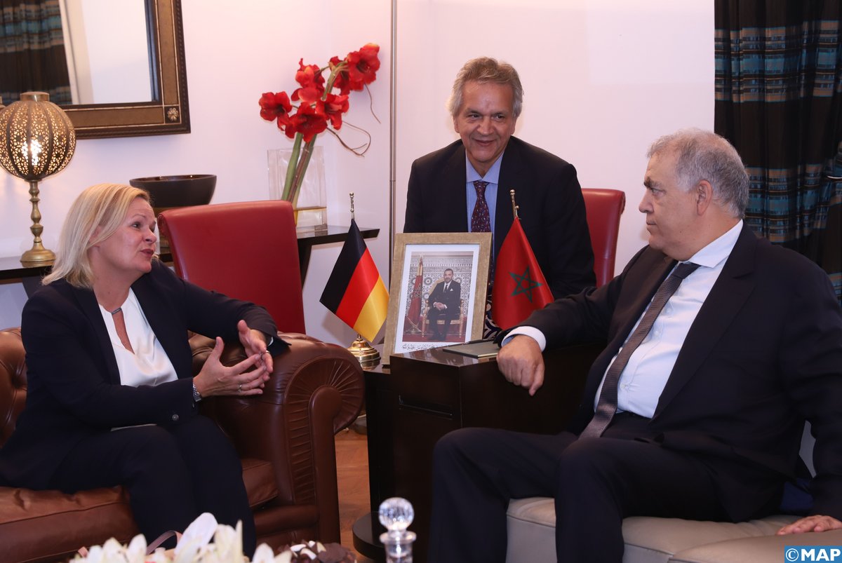 M. Abdelouafi Laftit Holds Talks with German Counterpart