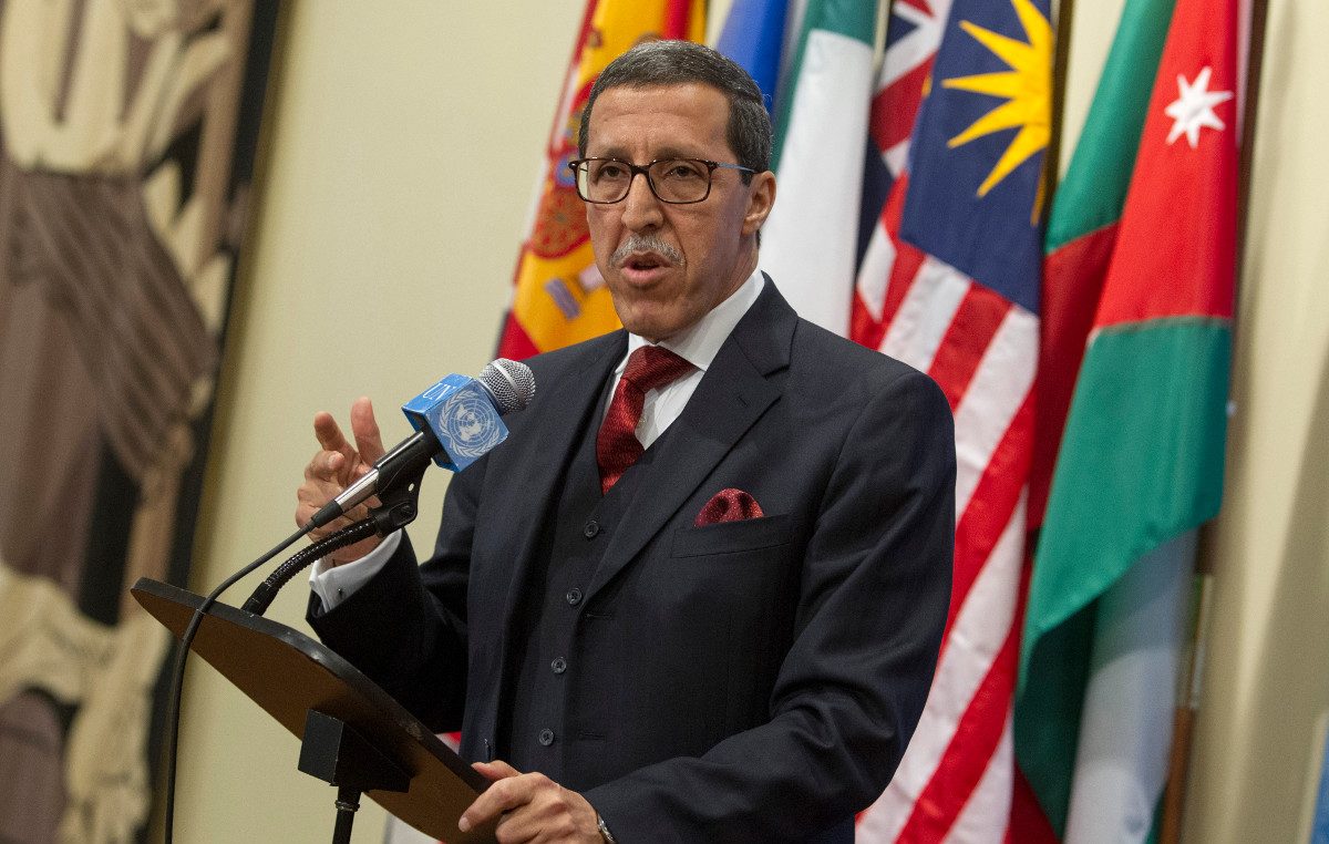 Morocco's Ambassador and Permanent Representative to the United Nations (UN), Omar Hilale