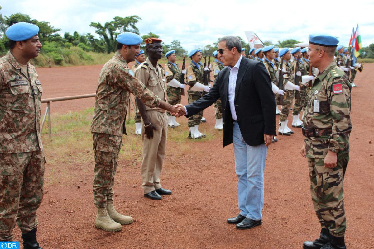 Ambassador Omar Hilale visits MINUSCA