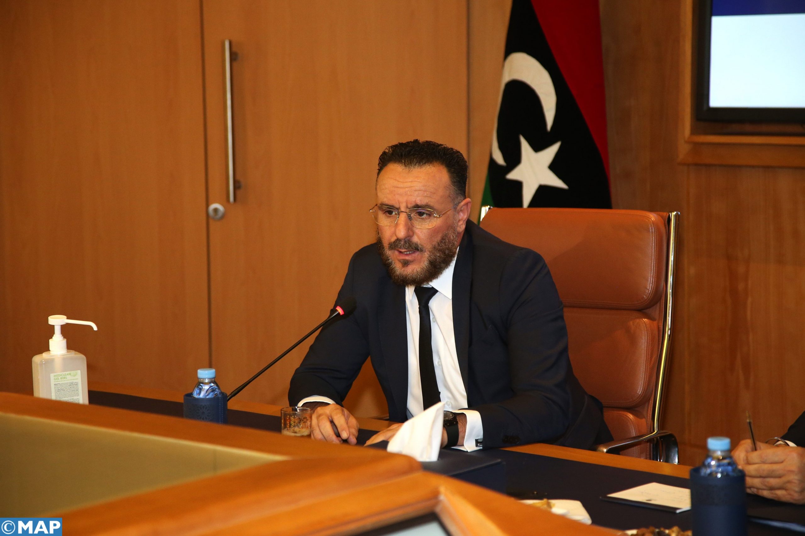 Libyan Minister of Industry and Minerals, Ahmed Abou Hissa