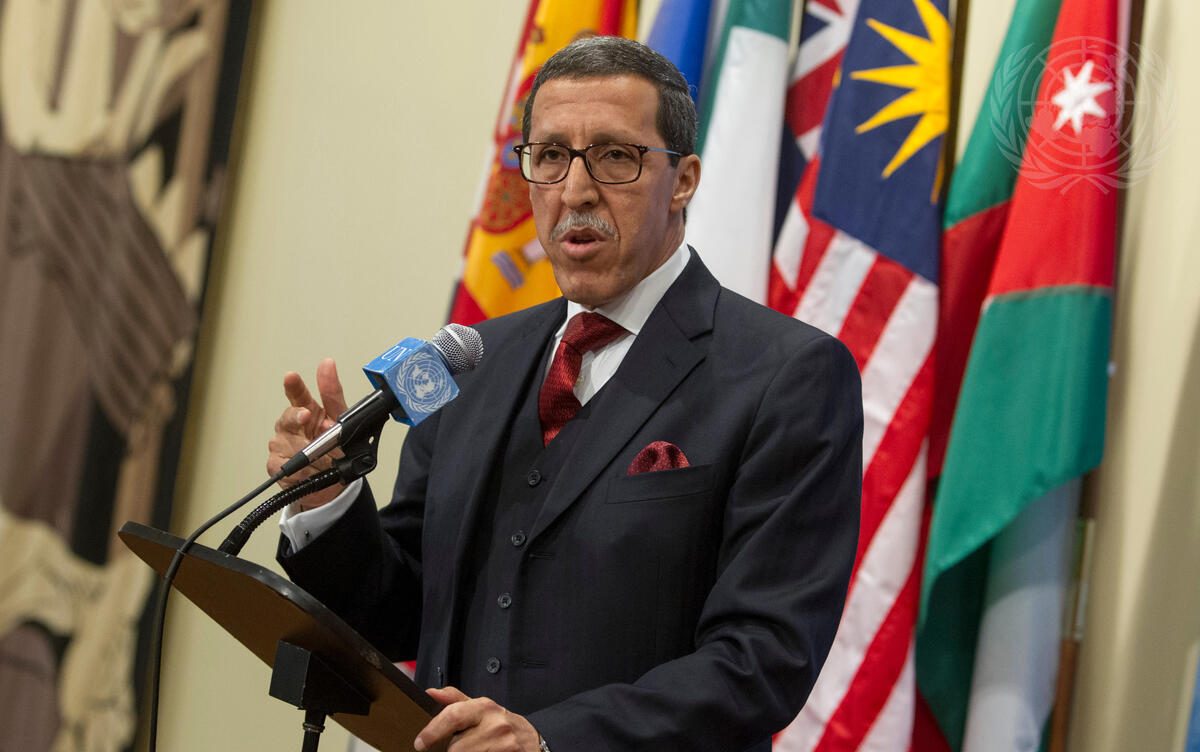 Morocco's Ambassador and Permanent Representative to the United Nations (UN), Omar Hilale