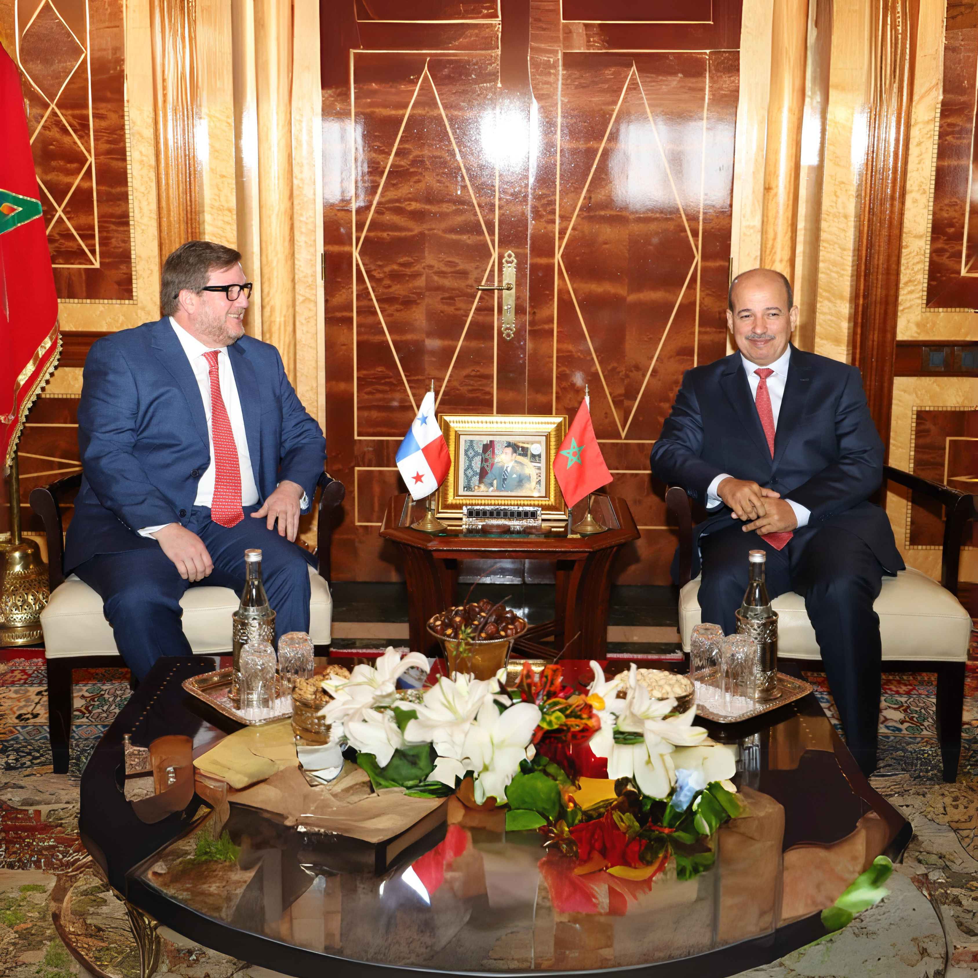 Upper House Speaker Holds Talks with Panama’s Ambassador to Morocco