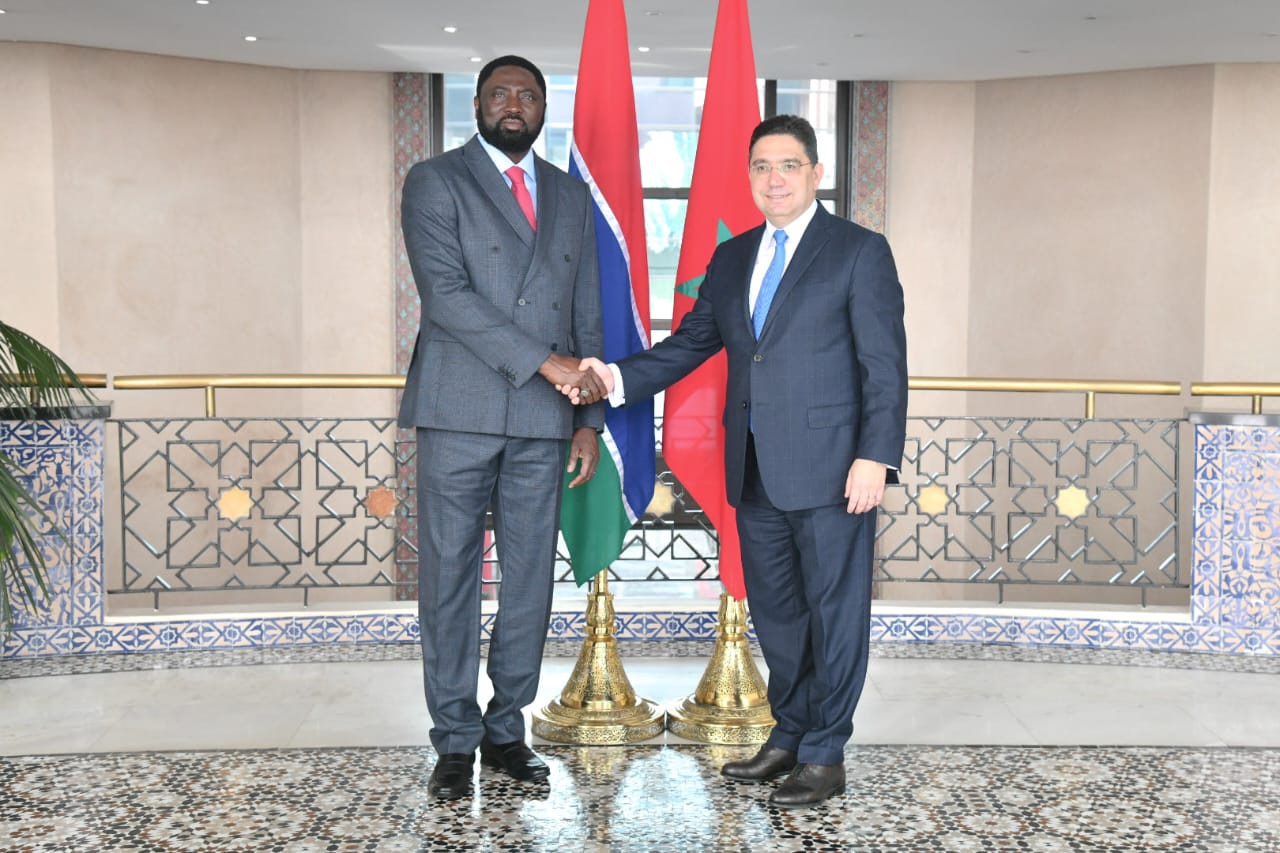 FM Nasser Bourita Receives Gambian Counterpart