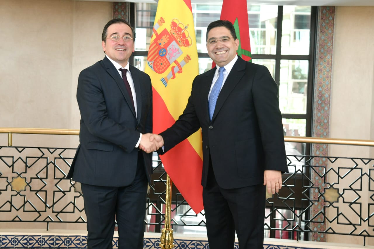 FM Nasser Bourita alongside Spanish Counterpart José Manuel Albares