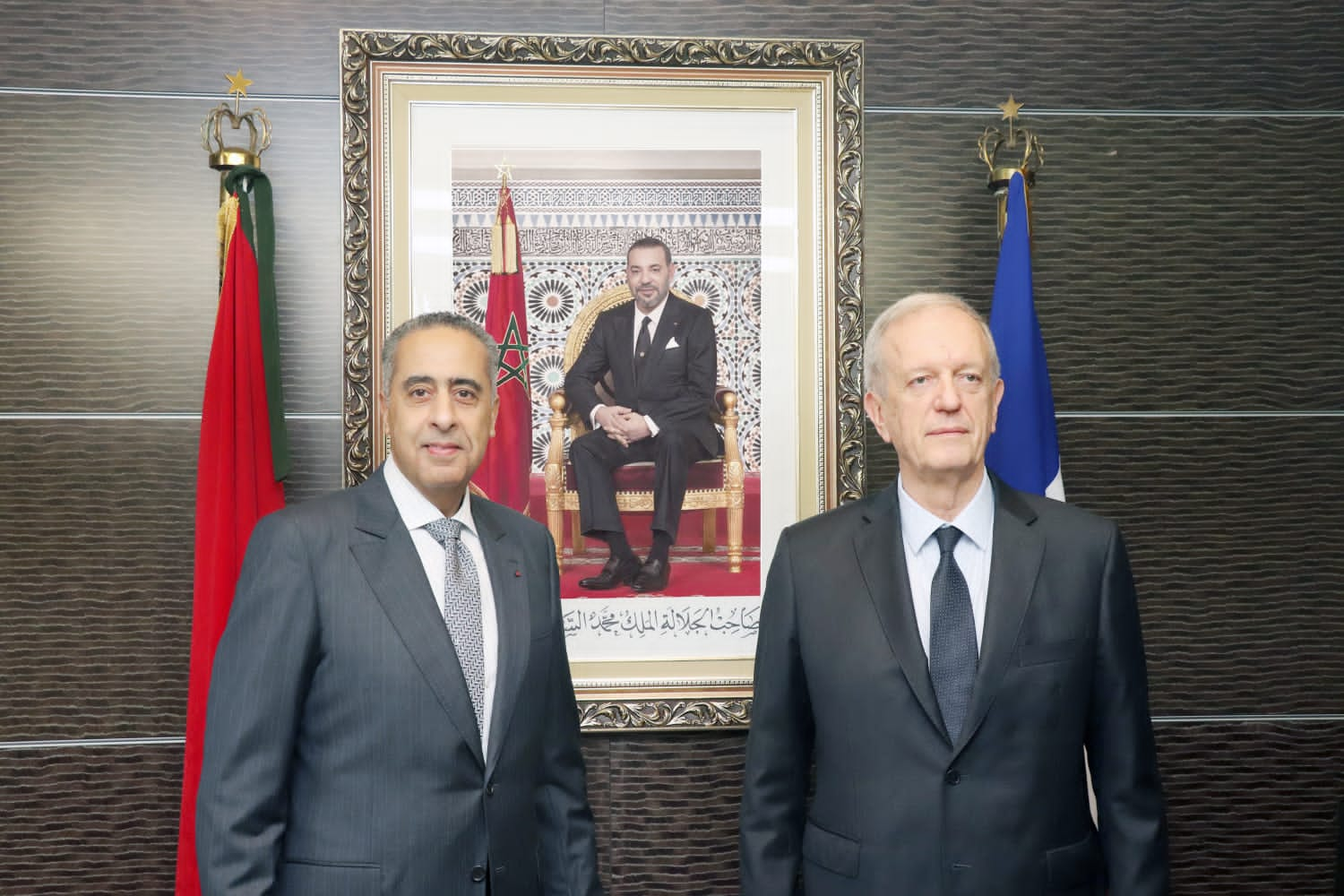 DGSN Director General Abdellatif Hammouchi Holds Talks with French Counterpart Frédéric Veaux