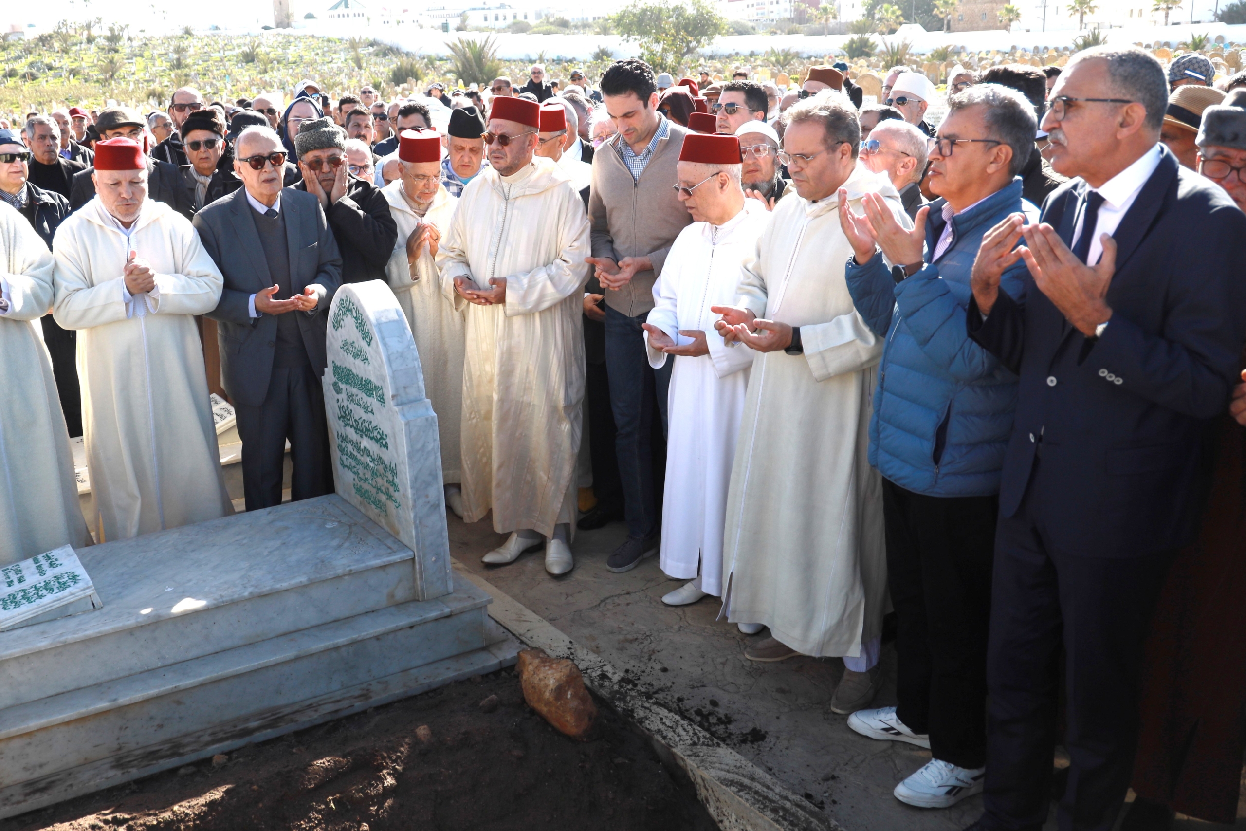 Funeral of His Majesty’s Former Advisor Late Abbes Jirari Takes Place in Rabat