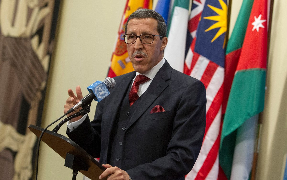 Morocco's Ambassador to the UN Omar Hilale