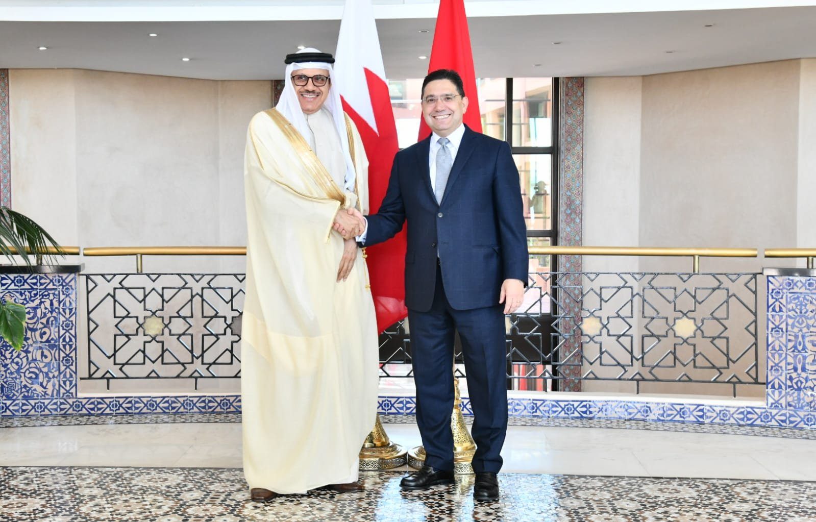 FM Nasser Bourita Holds Talks With Bahraini Counterpart