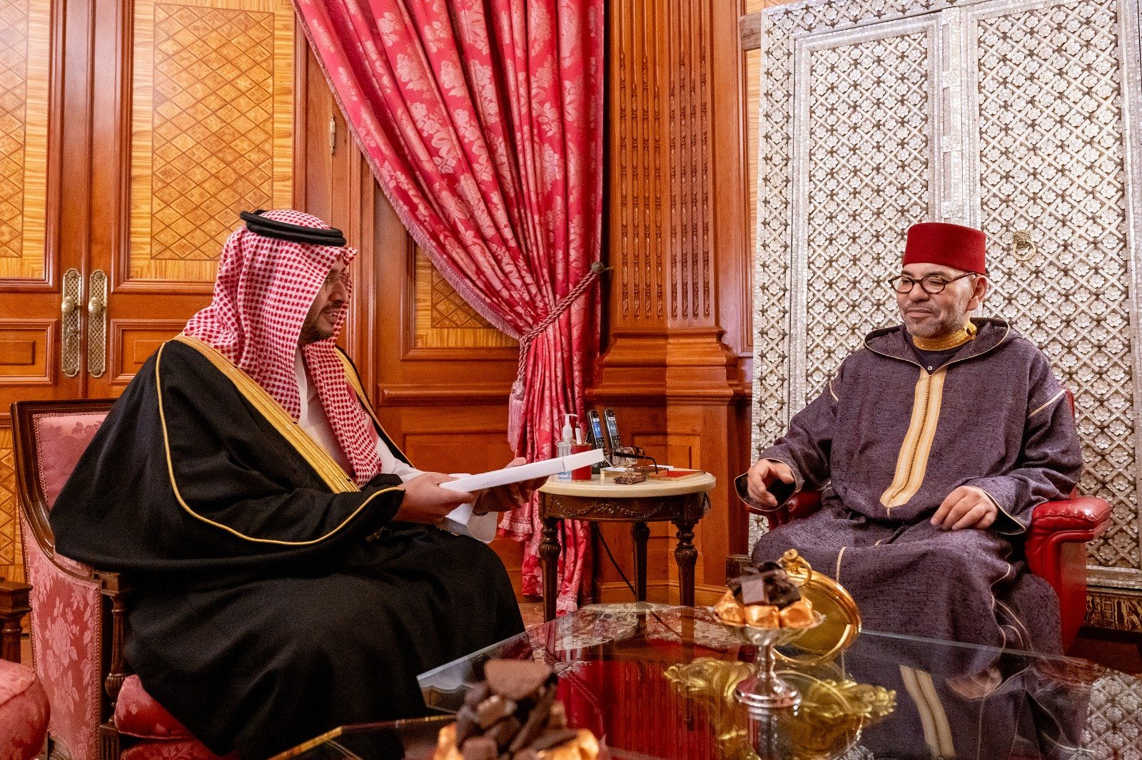 HM King Mohammed VI Receives HRH Prince Turki bin Mohammed bin Fahd bin Abdulaziz Al Saud