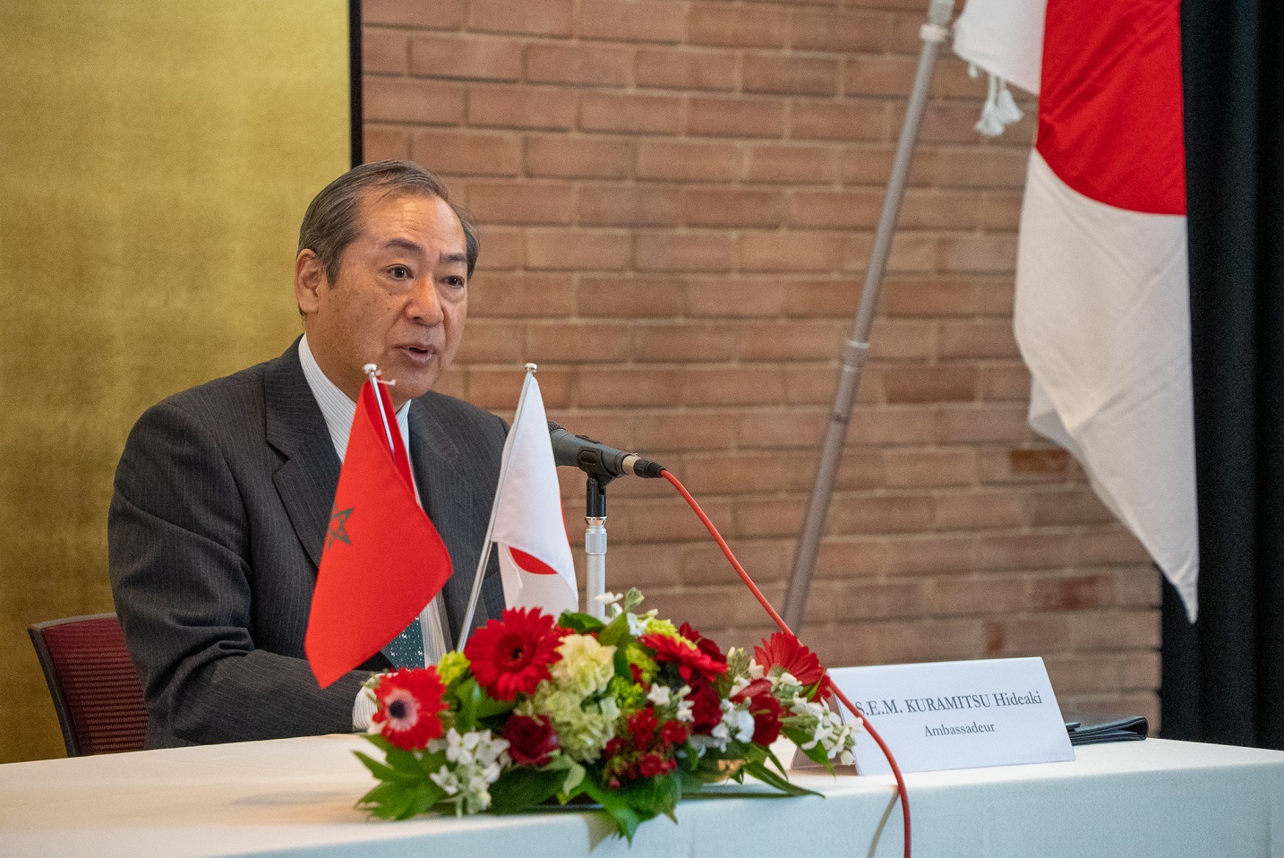 Japan’s Ambassador to Morocco, Kuramitsu Hideaki
