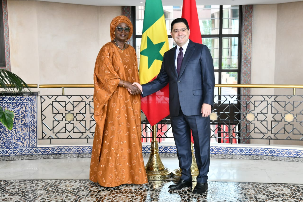 MFA Nasser Bourita receives the Minister of African Integration and Foreign Affairs of the Republic of Senegal, Yassine Fall