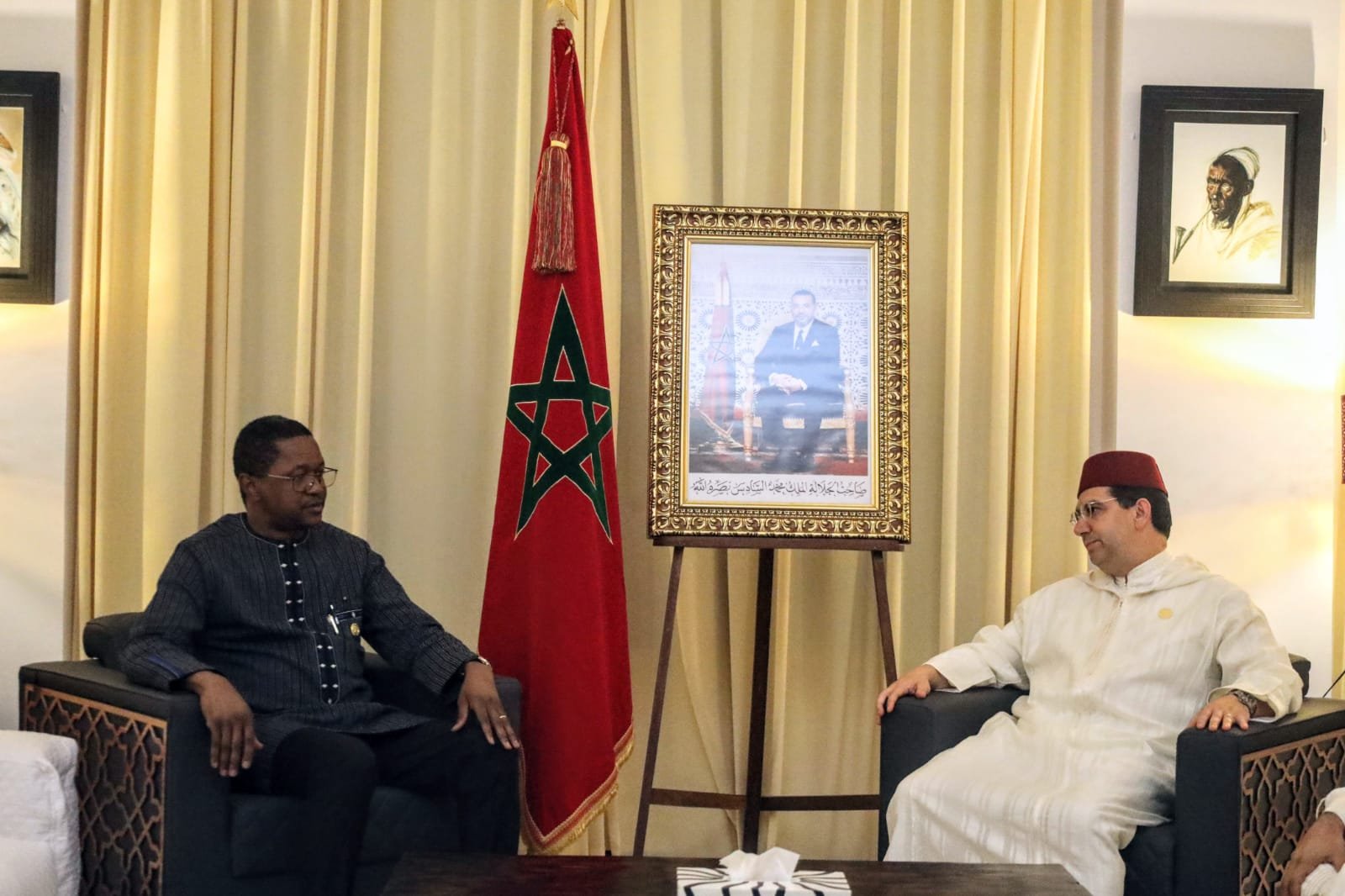 On the sidelines of the 15th Session of the Islamic Summit Conference, MFA Nasser Bourita held talks with the Minister of Foreign Affairs, Regional Cooperation and Burkinabe Abroad of Burkina Faso
